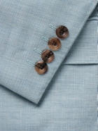 Richard James - Hepworth Double-Breasted Wool Suit Jacket - Blue