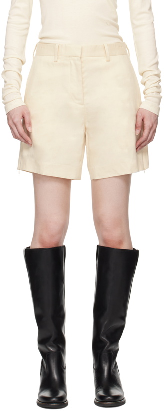 Photo: Helmut Lang Off-White Mini Car Shorts