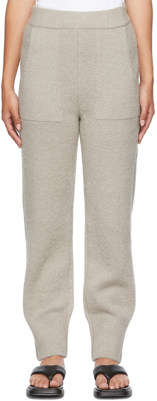 Photo: Nothing Written Beige Merino Wool Louka Lounge Pants