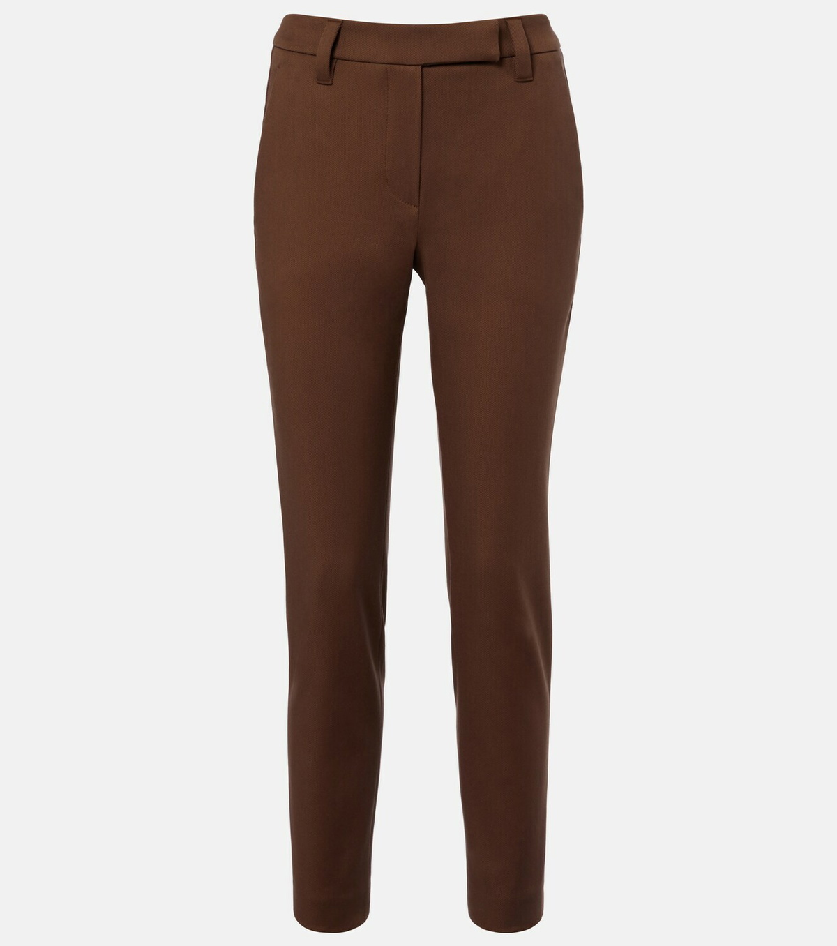 Brunello Cucinelli Cotton-blend slim pants