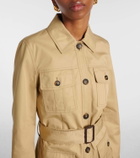 Nili Lotan Mila belted cotton jacket