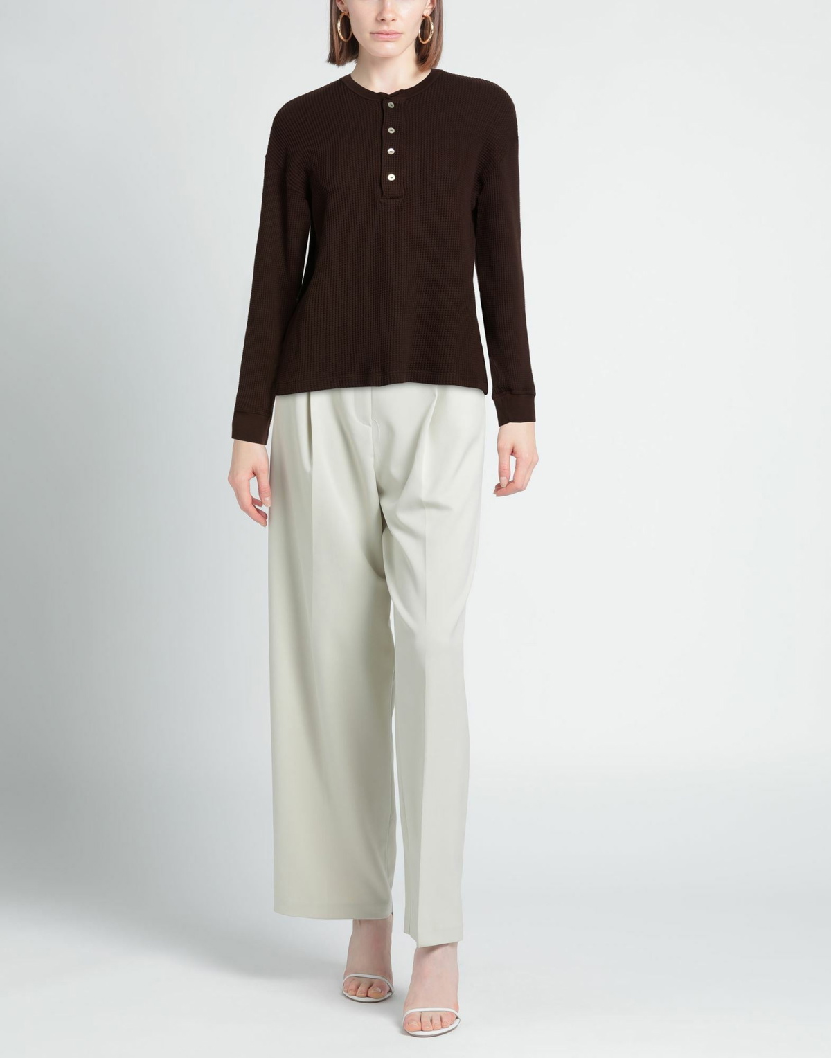 Donni. Womens Sweater Chocolate in Brown