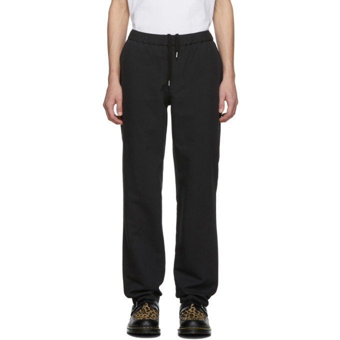 Photo: Schnaydermans Black Wool Twill Trousers