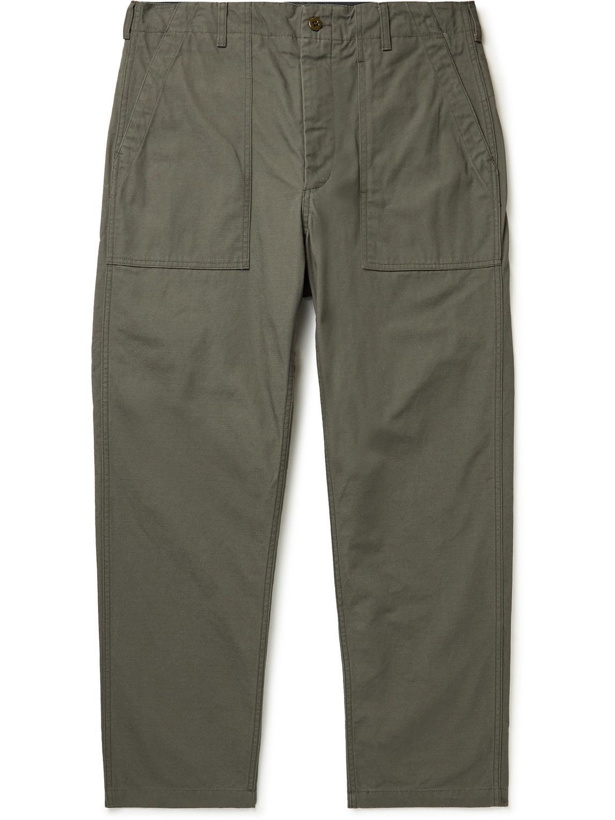 Photo: Engineered Garments - Straight-Leg Cotton-Ripstop Trousers - Green