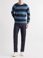 Private White V.C. - Striped Wool Sweater - Blue