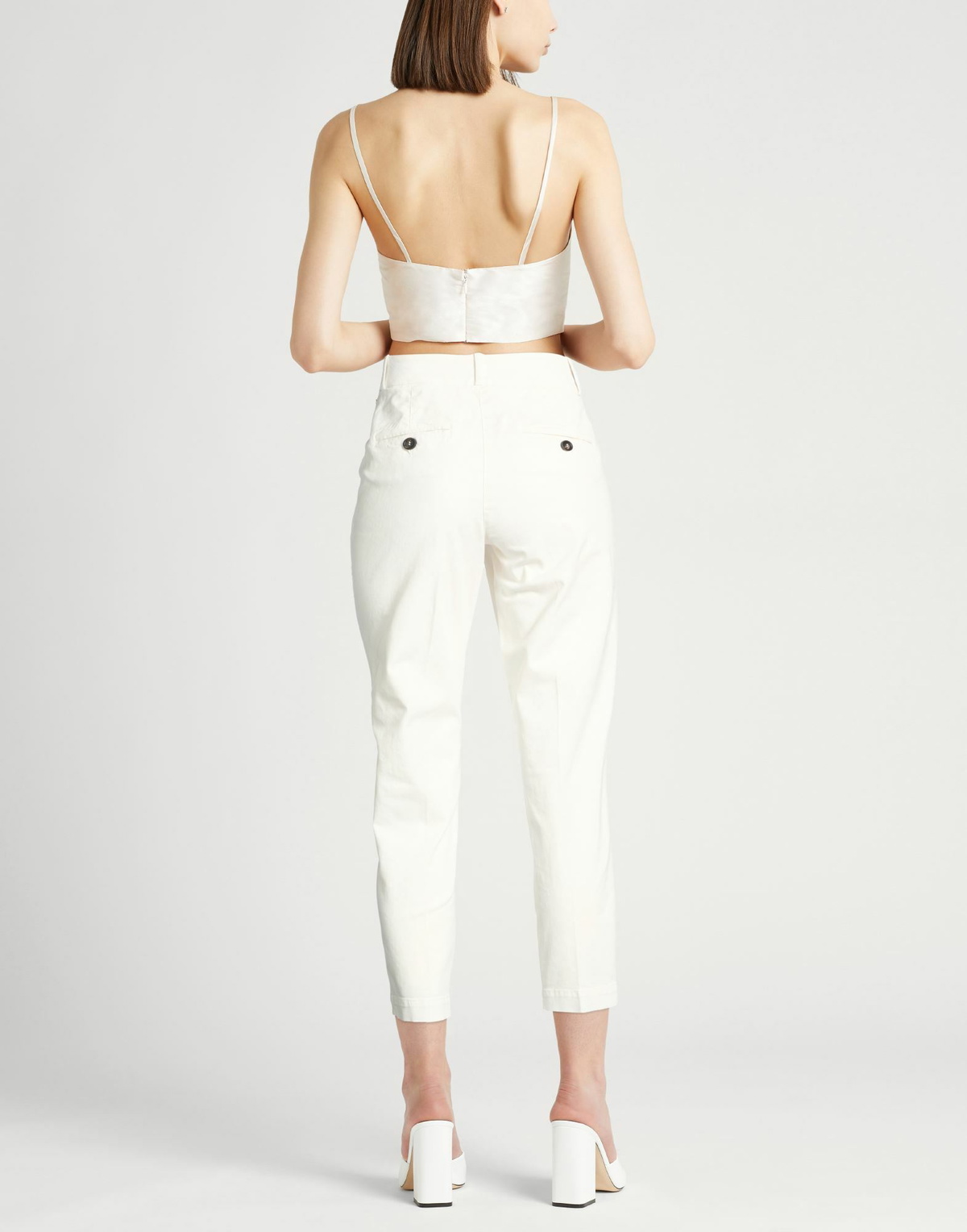 Peserico Womens Pants in White