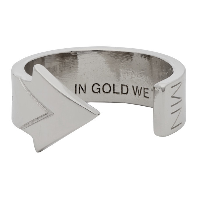 Photo: IN GOLD WE TRUST Silver Arrow Ring
