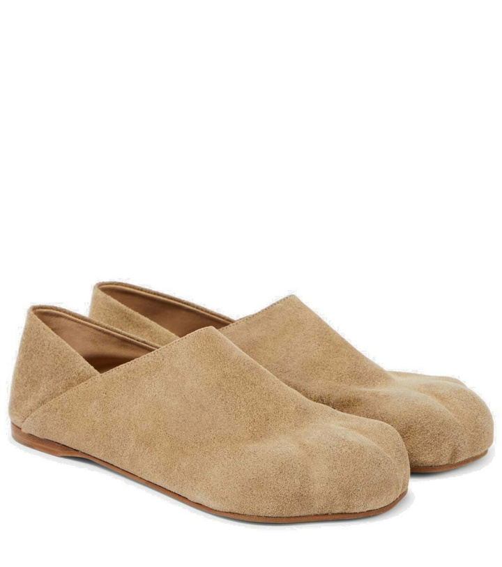 Photo: JW Anderson Paw suede loafers