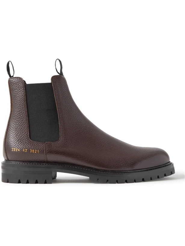 Photo: Common Projects - Full-Grain Leather Chelsea Boots - Brown