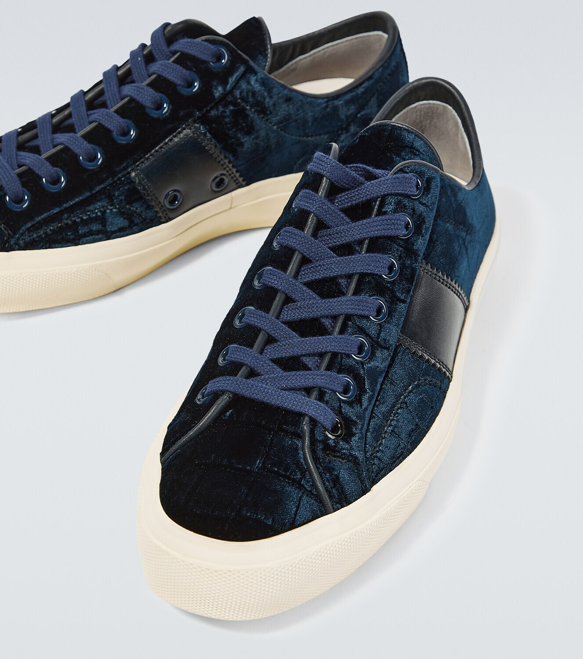 ◆◆VIP◆◆ TOM FORD Cambridge スニーカー TOM FORD Cambridge White Leather Low Top Sneakers Size US 10