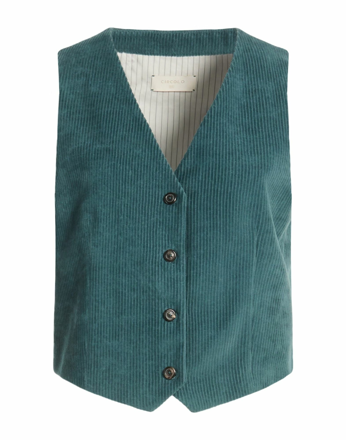 Circolo 1901 Womens Tailored Vest Deep teal