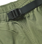 WTAPS - Tapered Logo-Appliquéd Nylon Track Pants - Green