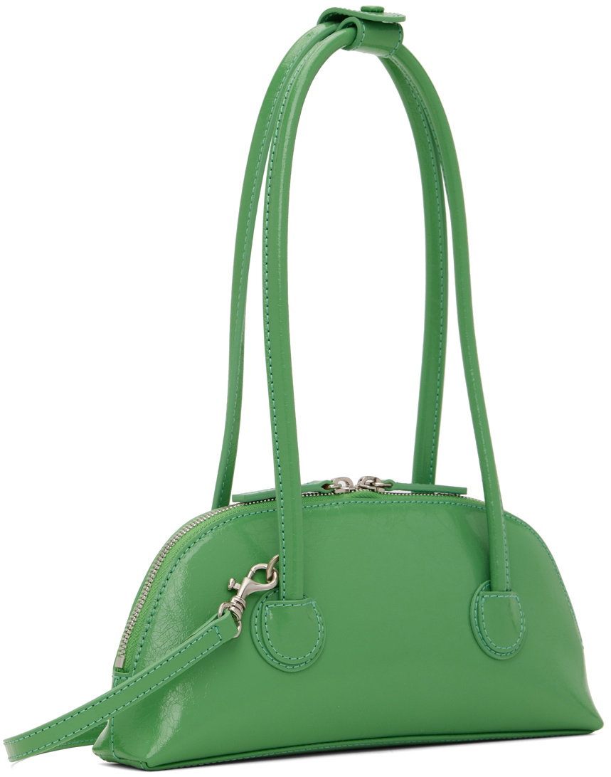 ☆MARGE SHERWOOD☆ BESSETTE SHOULDERpale pink glossy plain MARGE SHERWOOD Women's Bessette Shoulder Bag in Apple Red