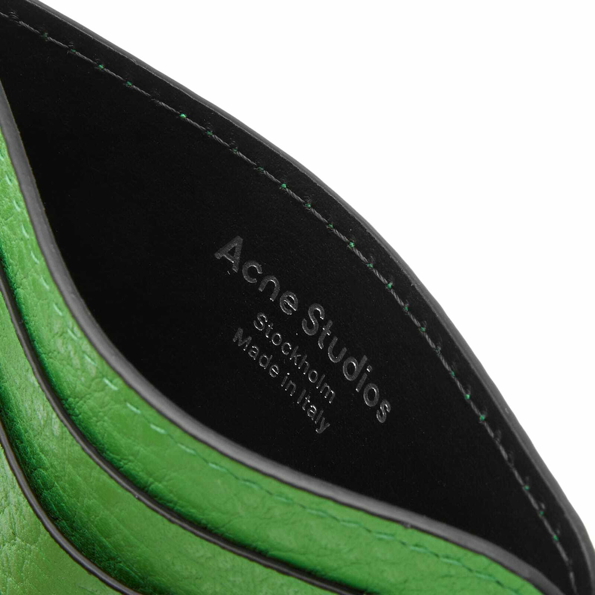 Acne Studios Men's Aroundy Card Holder in Green