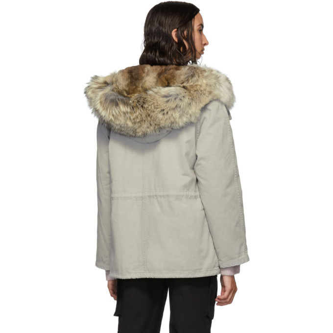 Yves salomon hot sale short parka