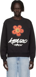 Kenzo Black Kenzo Paris Futura 2000 Edition Cotton Sweatshirt