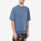 John Elliott Men's New Reconstructed T-Shirt in Washed Blue