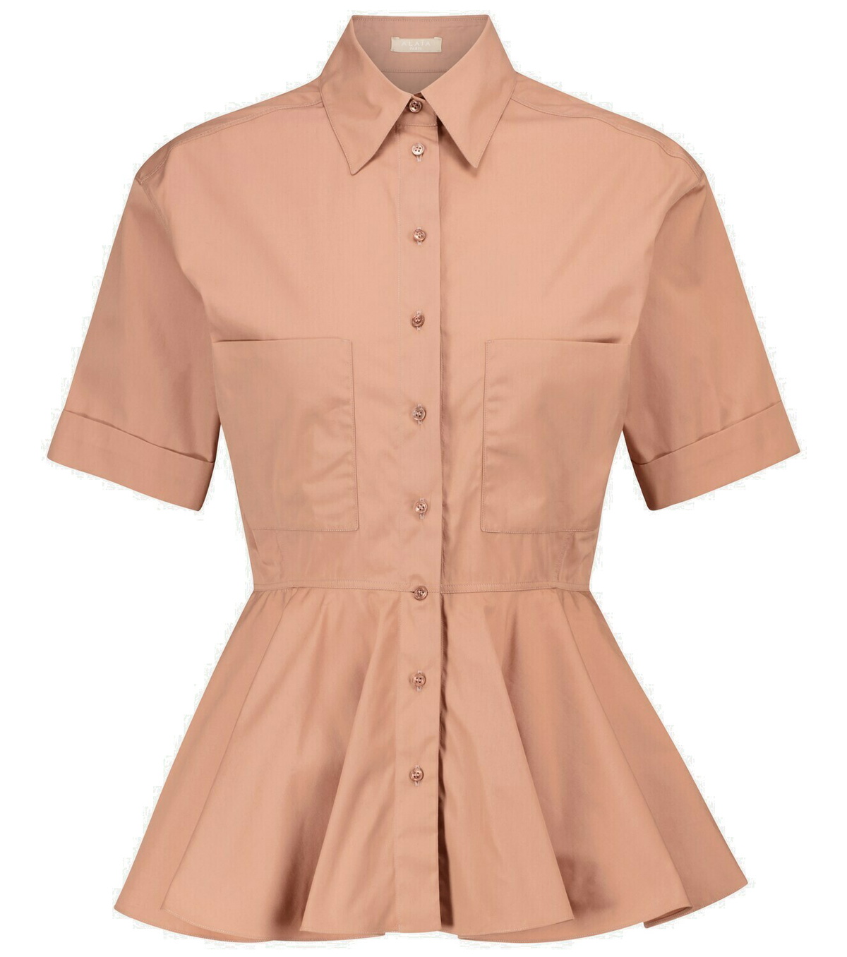 Alaïa Houndstooth cropped top ALAÏA