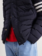 Thom Browne - Striped Quilted Ripstop Down Jacket - Blue