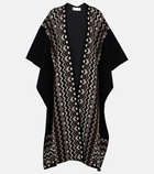 Chloé Wool-blend jacquard kaftan