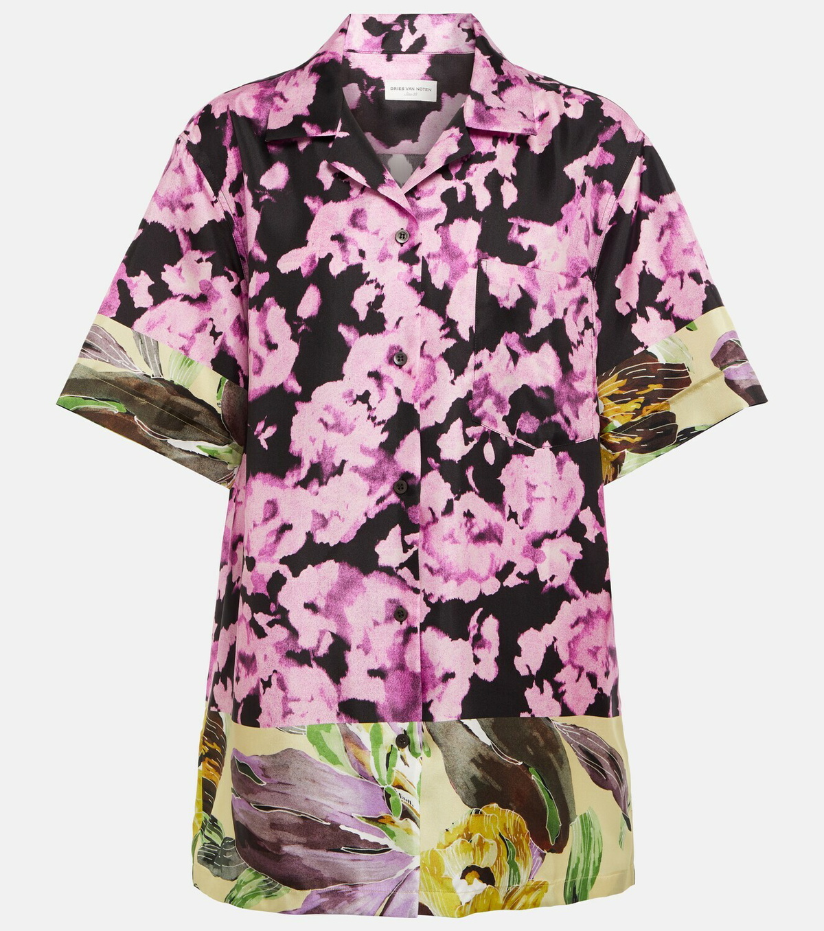 Dries Van Noten Floral silk shirt Dries Van Noten