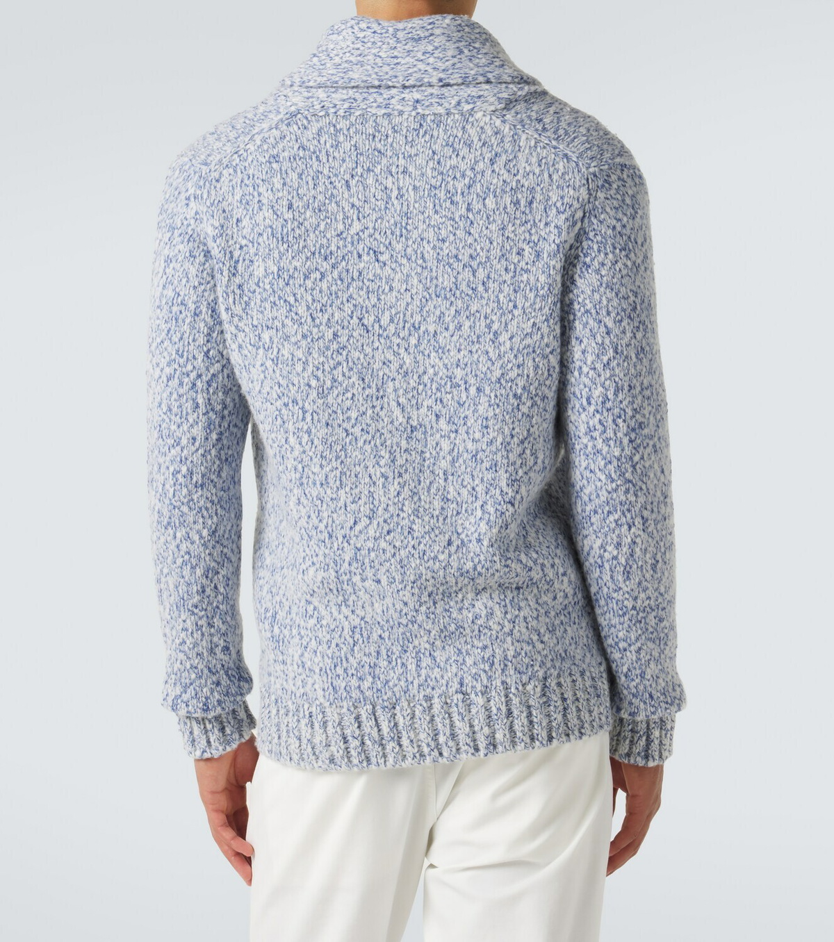 Eleventy Wool and cashmere-blend cardigan