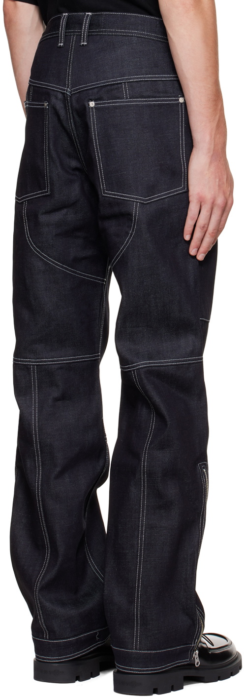 Andersson Bell ZIPPER WIDE-LEG JEANS デニム Andersson Bell ZIPPER WIDE-LEG JEANS デニム
