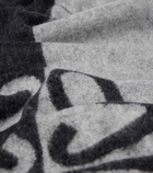 Loewe Anagram wool and cashmere scarf