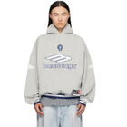 Balenciaga Gray Polo Hoodie