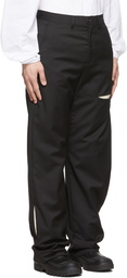 Kusikohc SSENSE Exclusive Black Origami Trousers