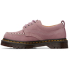 Dr. Martens Pink Lowell Nubuck Moc Toe Derbys