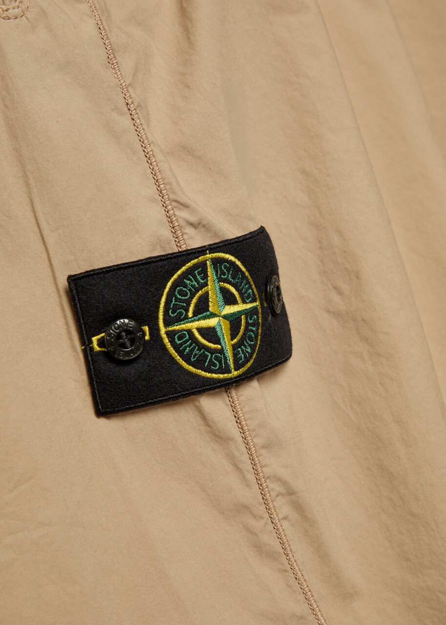 Stone Island Tela Stretch-cotton Trousers Sand