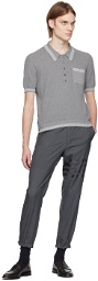Thom Browne Gray Tipping Polo