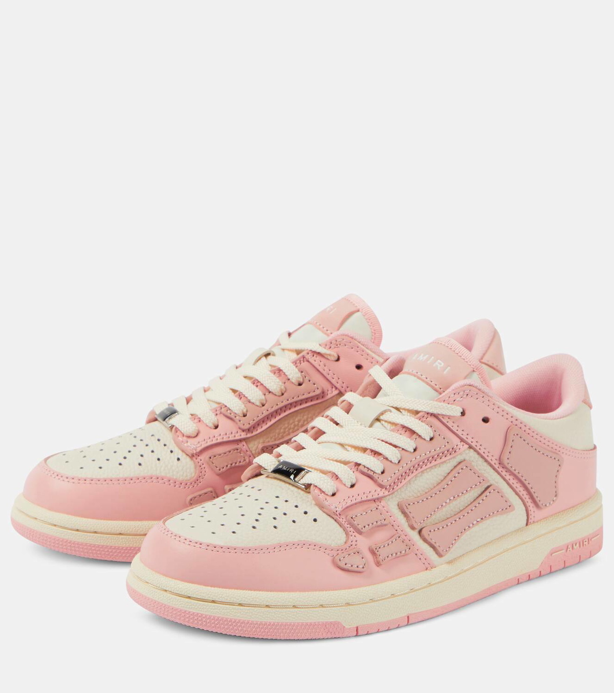 スニーカー AMIRI Skel Top Low Sneakers - Amiri - Leather - Pink Amiri Skel Top Low Sneakers - - Leather - Pink | ShopSimon