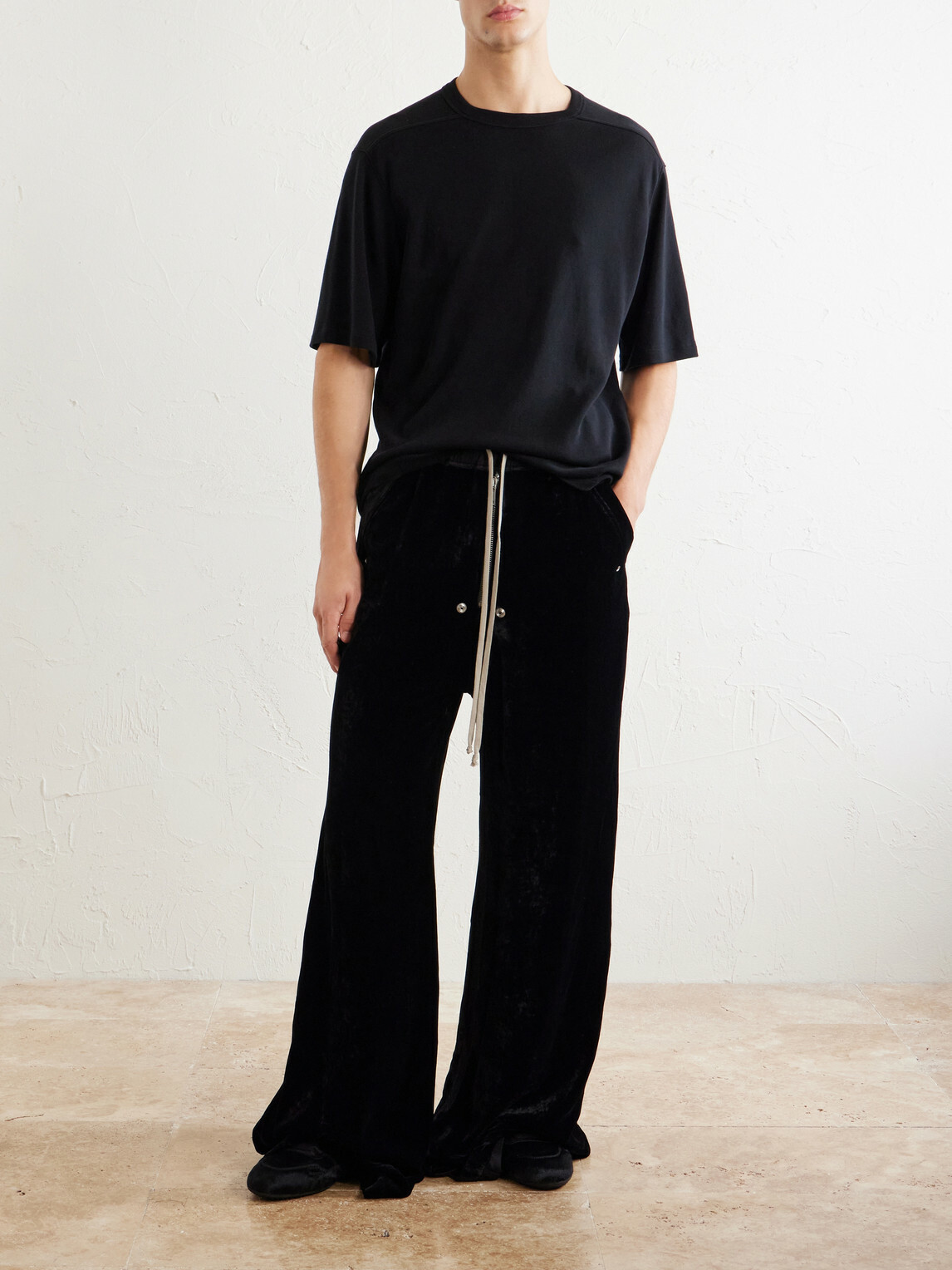 Rick Owens - Brad Cotton Jersey T-Shirt - Black