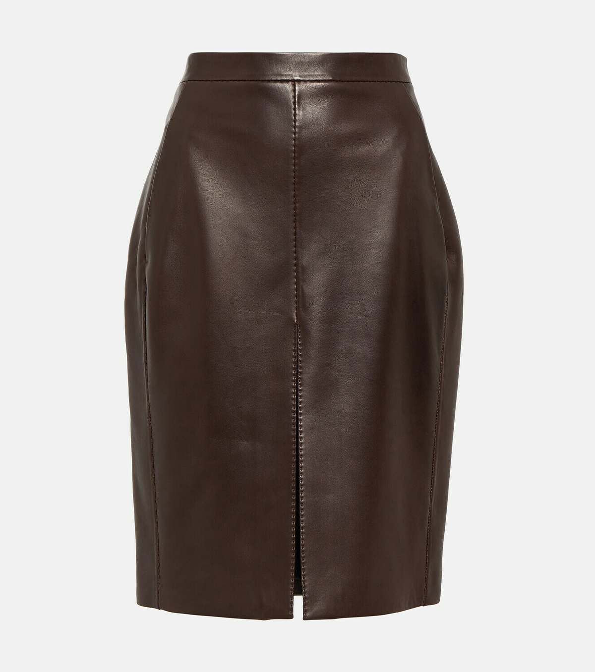 Saint Laurent Leather pencil skirt Saint Laurent