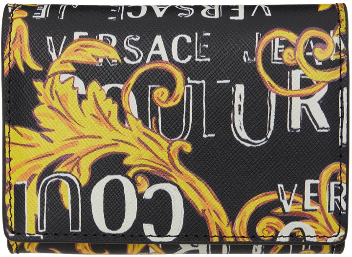 Photo: Versace Jeans Couture Black Logo Couture Wallet