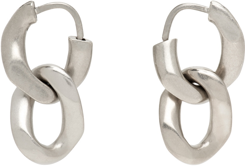 ピアス MAISON MARGIELA 925 Silver Numeric Earrings Numeric Hoop earrings/White MM6 MAISON MARGIELA – Studio Avra