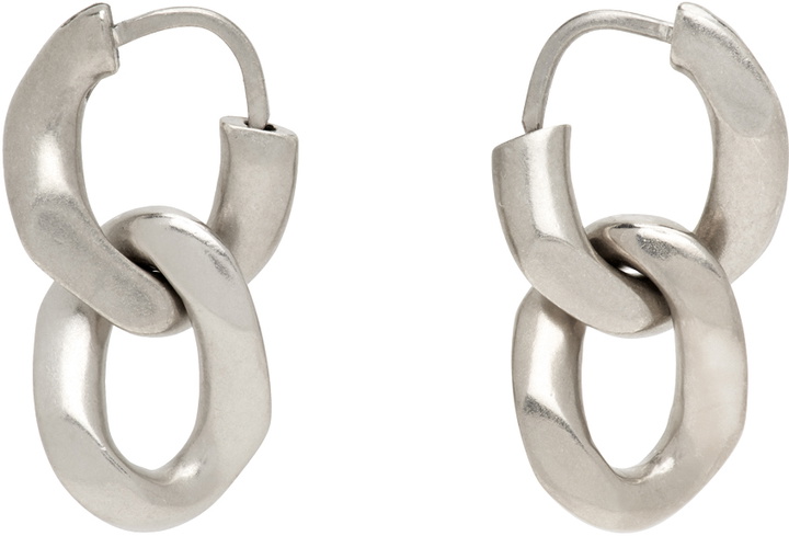 Photo: Maison Margiela Silver Curb Chain Earrings