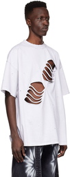 We11done White Cotton T-Shirt