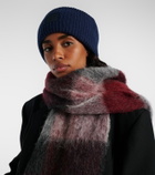 Acne Studios Face wool and yak-blend beanie