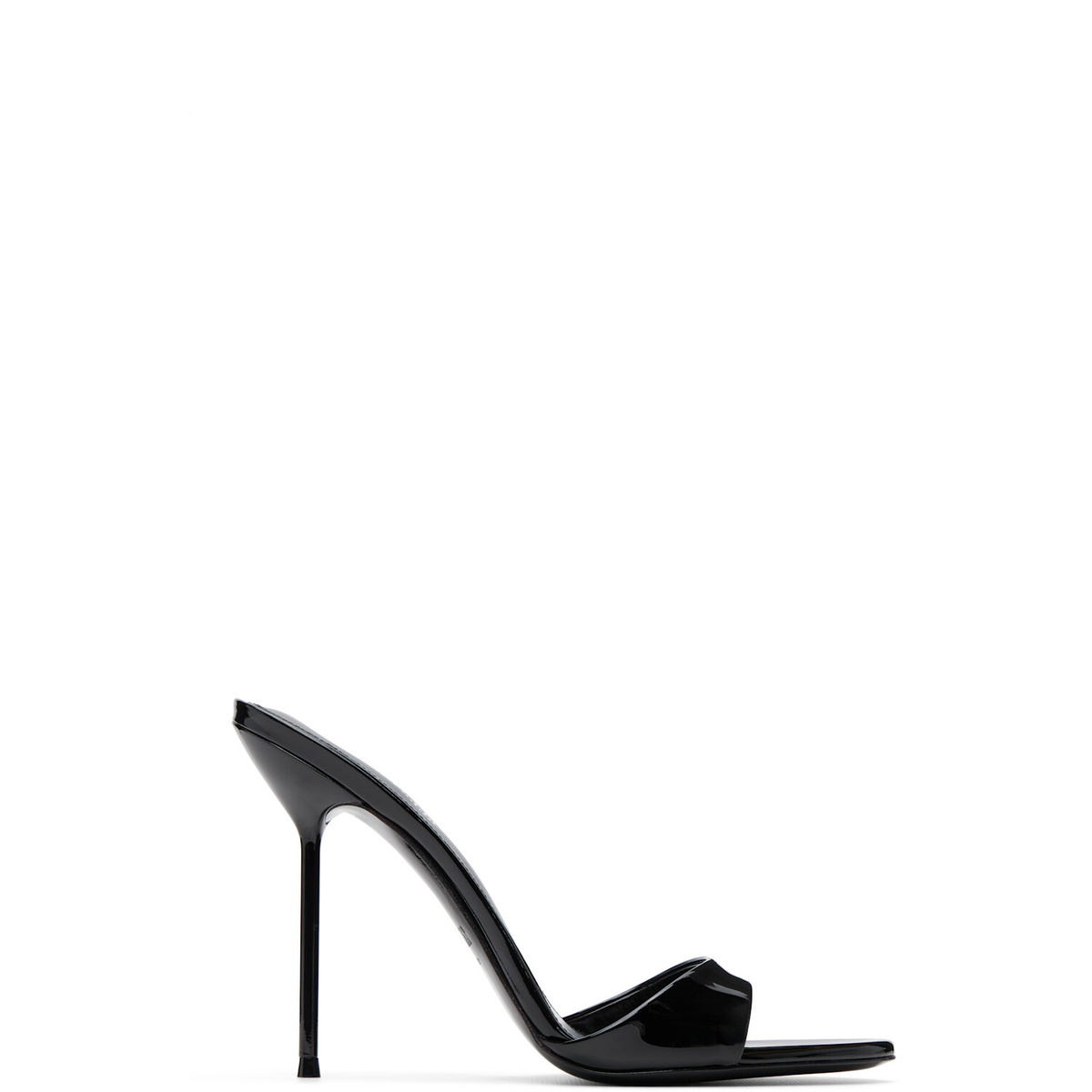 Paris Texas Black Lidia Mule 105 Heeled Sandals