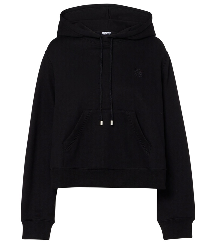 Photo: Loewe Anagram jersey hoodie