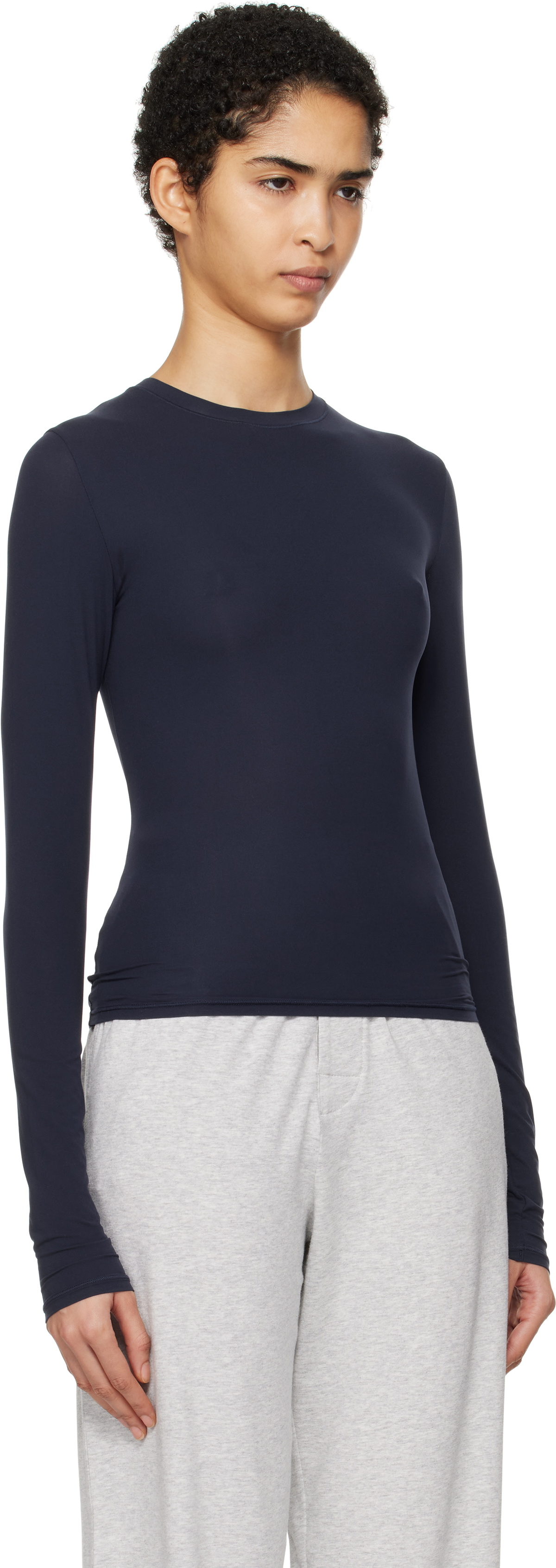 トップス everyone long sleeve tee navy EveryWear Long-Sleeve T-Shirt | Old Navy