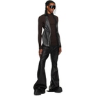 Rick Owens Black Tower Temple Leather Vest