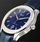 Piaget - Polo S 42mm Stainless Steel and Alligator Watch, Ref. No. G0A43001 - Blue