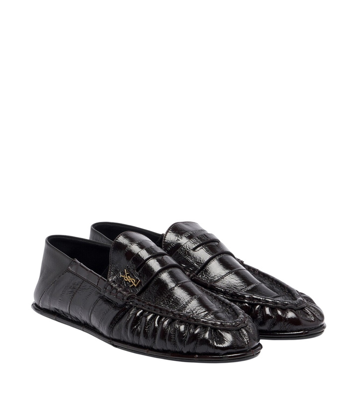 Photo: Saint Laurent Cassandre croc-effect leather loafers