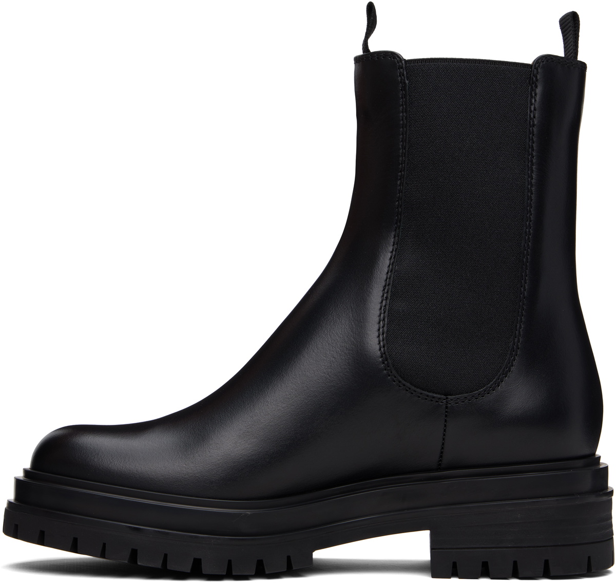 Gianvito Rossi Black Chester Chelsea Boots