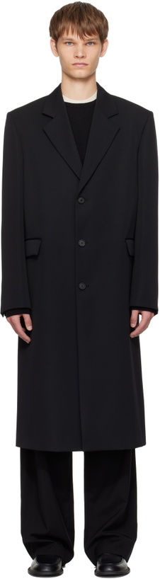 Photo: The Row Black Compa Coat
