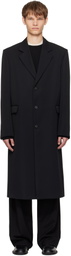 The Row Black Compa Coat